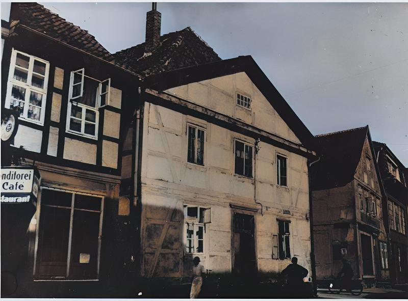 0000800 Postraße 2 um 1939, Papier_restored