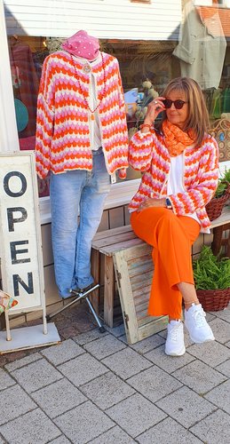 Cardigan mehrfarbig