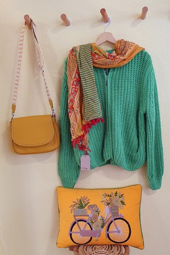 Cardigan grün