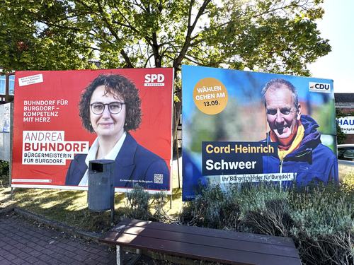 Sonntag: Stichwahl zum Bürgermeisteramt
