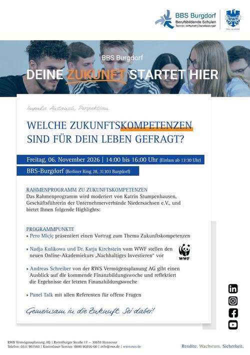 WELCHE ZUKUNFTSKOMPETENZEN SIND FÜR DEIN LEBEN GEFRAGT?