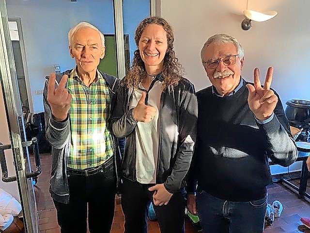 Freuen sich über die Podestplätze in ihrer Gruppe (von links): Dagobert Strecker (Platz 2), Anja Deichsel (Platz 1) und Klaus Pracht (Platz 3).