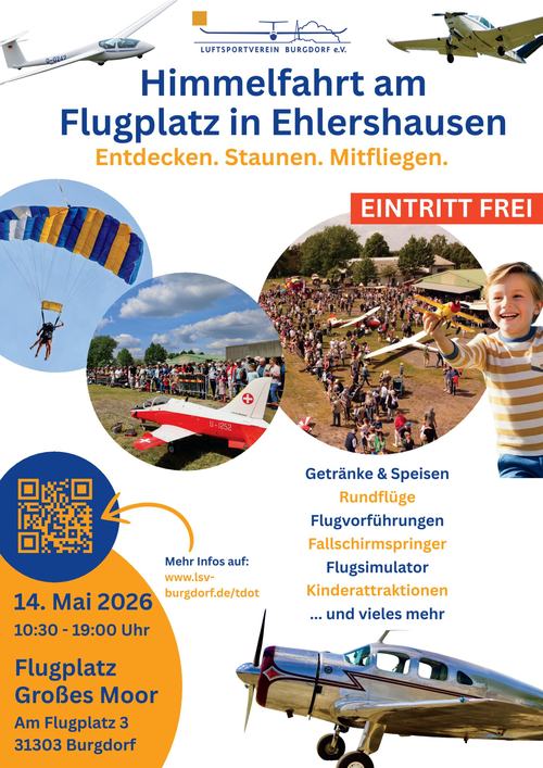 Tag der offenen Tür am Flugplatz Ehlershausen – Fliegen hautnah erleben