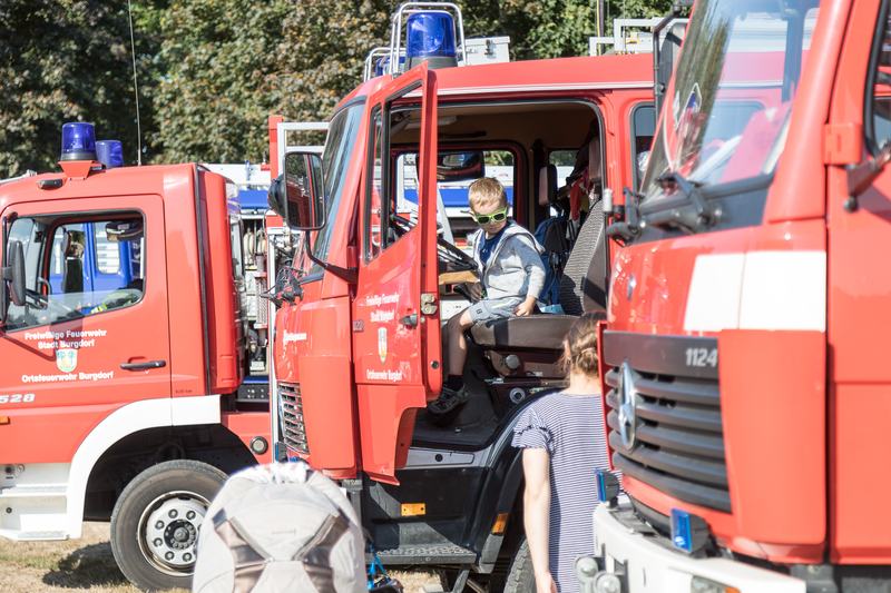 Blaulichtmeile auf dem Pferde- und Hobbytiermarkt am 15. August 2026