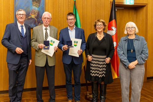 Bürgermedaille für Karl-Ludwig Schrader und Andreas Buchholz