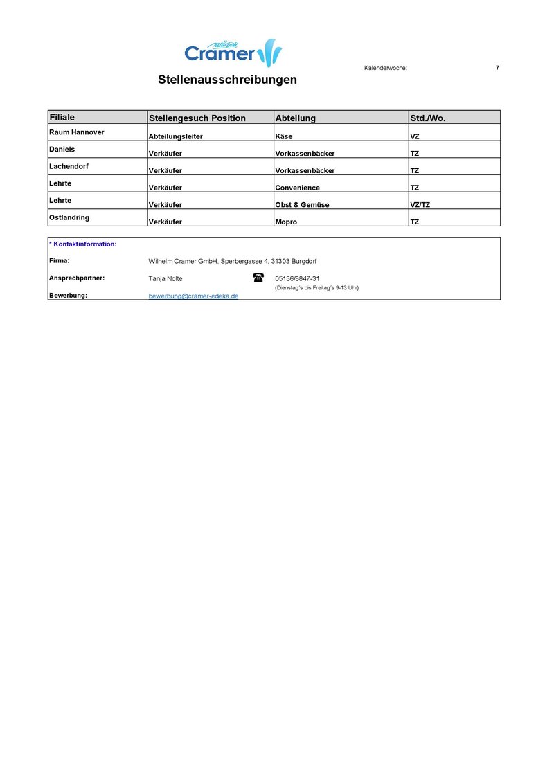 Edeka-Kalenderwoche 7