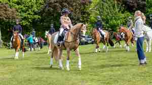 Foto 4 - Auftritt der Niedersächsischen Reitponyquadrille