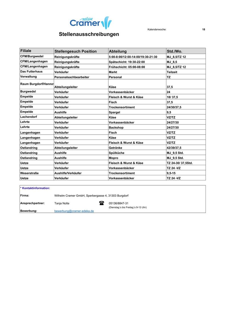Kalenderwoche 18