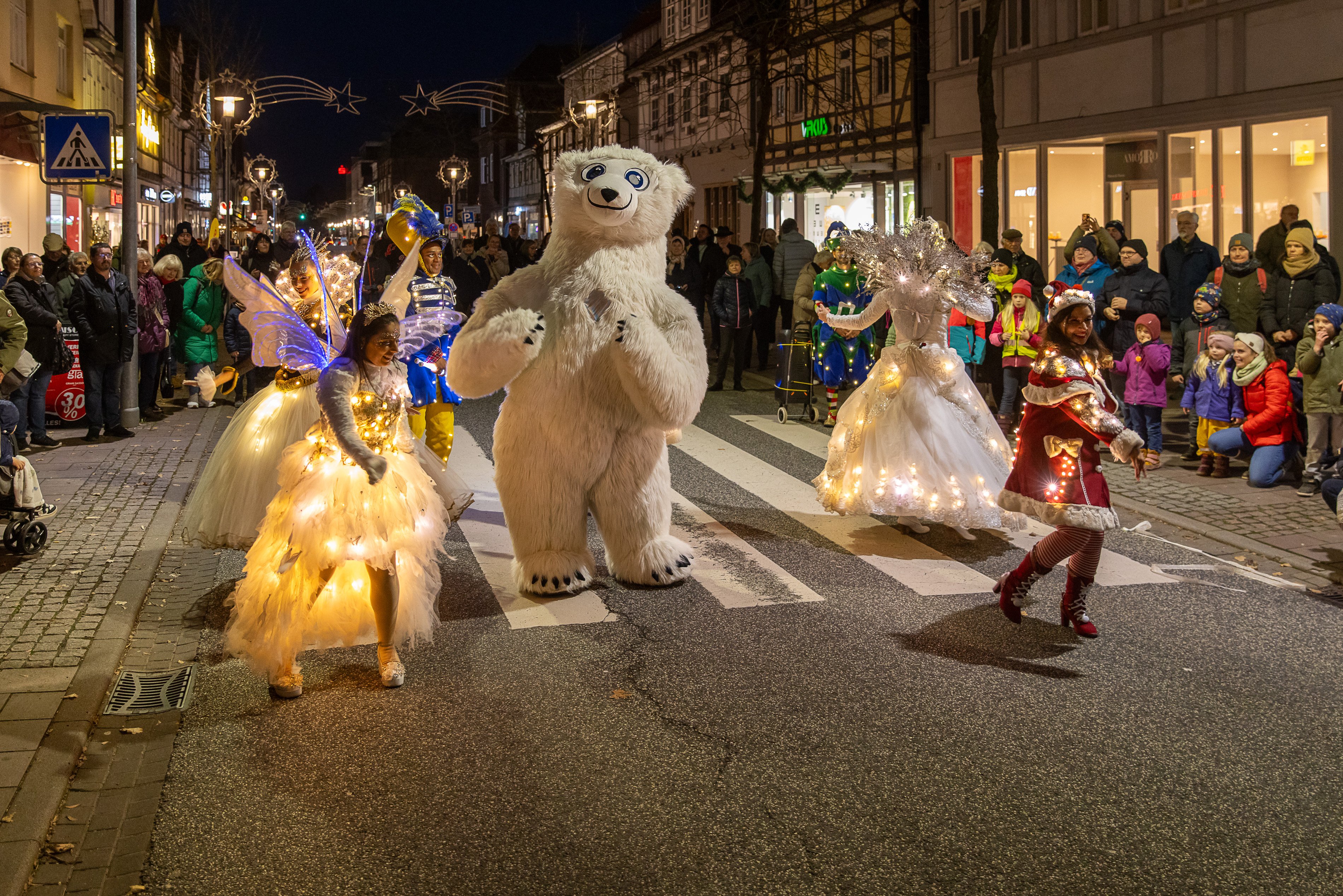 Lichttheater VAGALUME auf der Markstraße