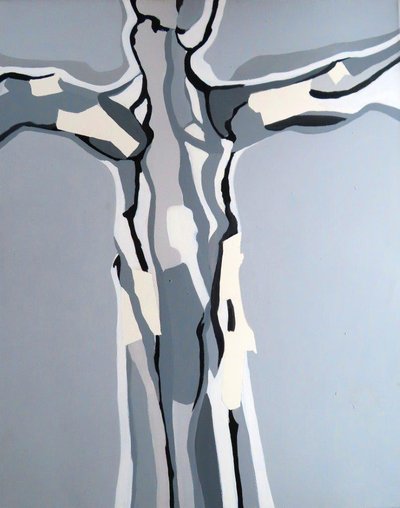 Mensch-Sein , 100x80 cm, Acryl auf Lw MG_2479