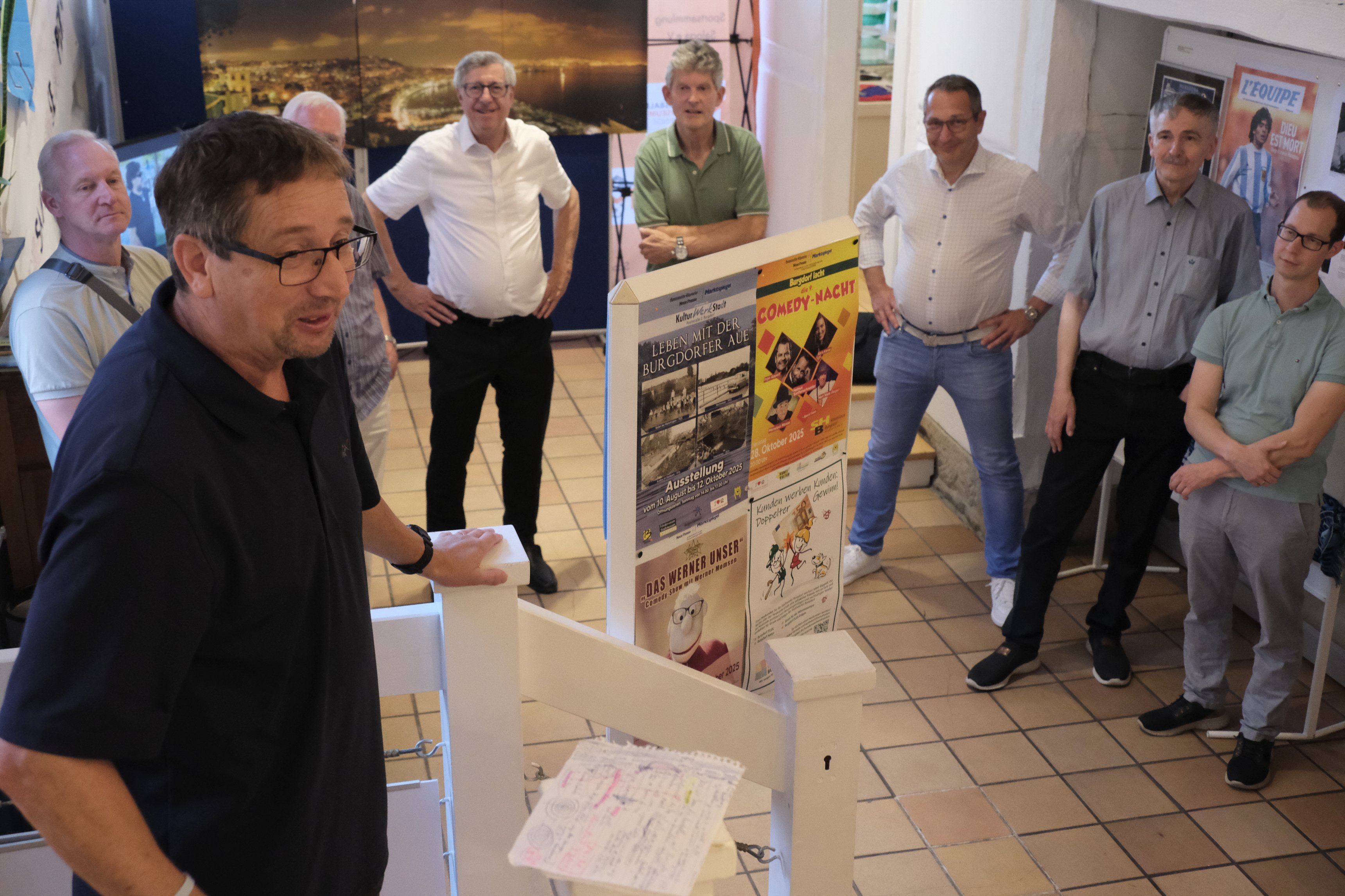 Führung durch die Diego Maradona-Ausstellung am 24. August