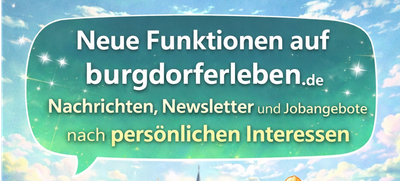 Neue Funktionen auf burgdorferleben.de