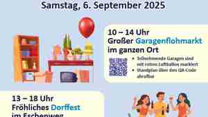 Plakat_Garagenflohmarkt&Dorffest_06.09.25_Ansicht