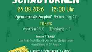 Schauturnen Plakat