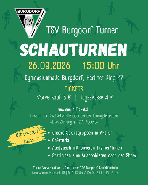 Schauturnen Plakat