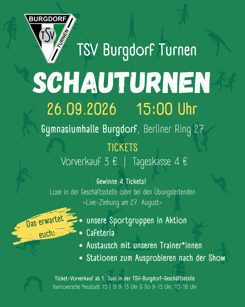Schauturnen Plakat