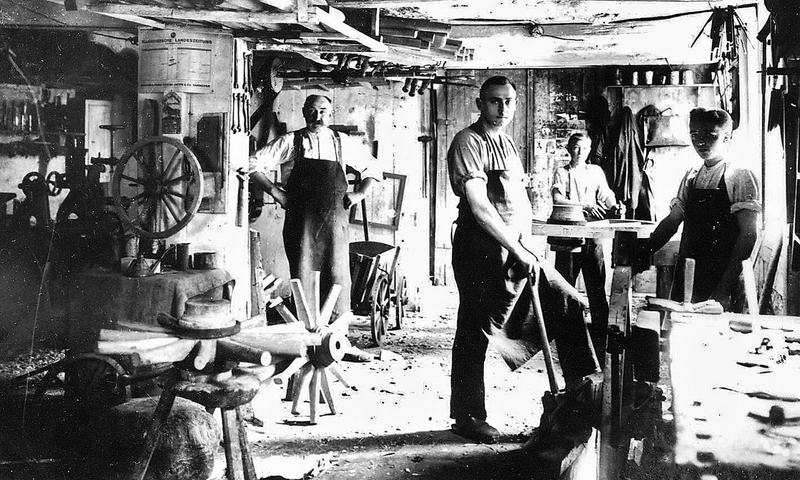 Stellmacherwerkstatt Menke in den 1930er Jahren - heute Stadtmuseum