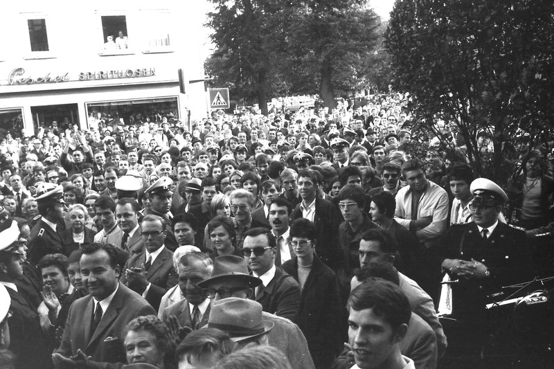 Übergabe der  Konservenfabrik an Langnese-Iglo am 24.1.1970