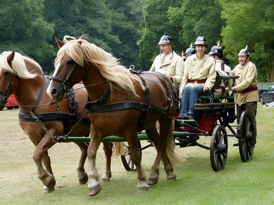 Vorführung des Historischen Löschzuges 3