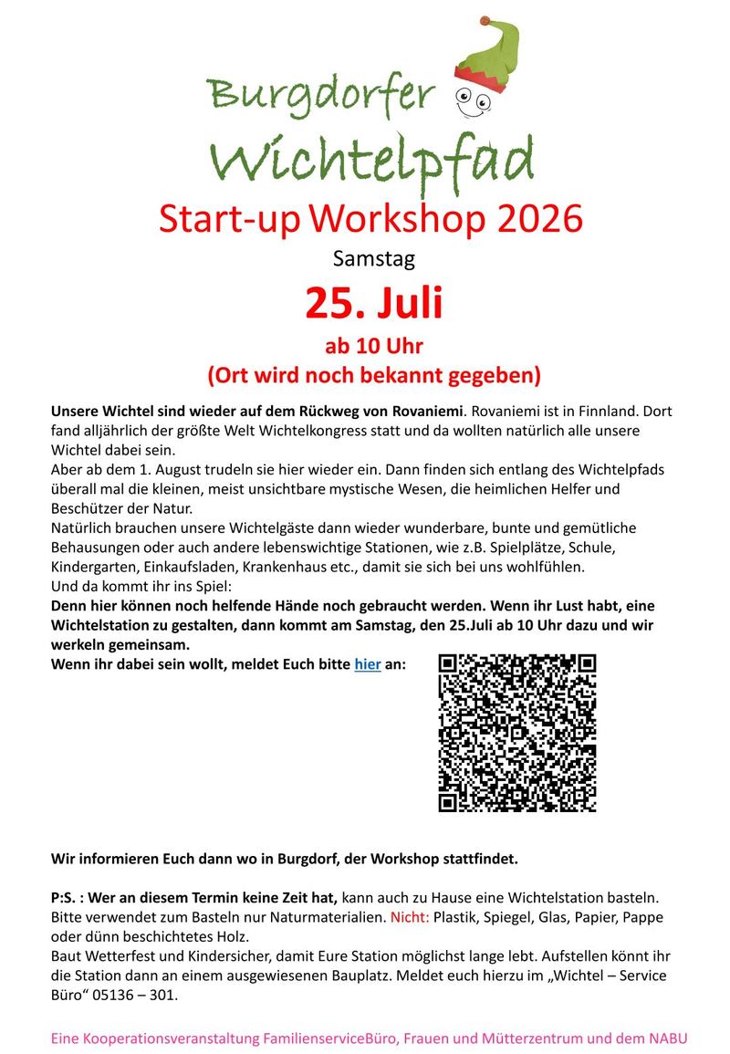 Workshop Aushang